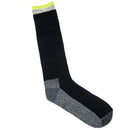 2 Pack Men's JobSite Heavy Thermal Cushion Thick Wool Blend Crew Work Socks Boot Sock (2 Pairs Assorted Colors)