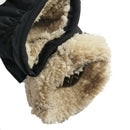 Men's Winter Hat & Gloves Set Warm Fleece Lined Thick Beanie With Fur Gloves