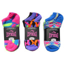 Everlast Women's Athletic No Show Socks, Funky Colorful, Funky Geometric Designs 21-Pack