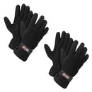 Men's Fleece Lined Adjustable Warm Winter Gloves