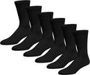 2-12 Pairs Premium Women’s Colorful Soft Breathable Cotton Crew Socks, Non-Binding & Comfort Diabetic Socks (Fits Shoe Size 6-10)