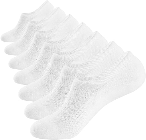 Men's Quality No-Show Liner Low Cut Invisible Loafer Peds Cotton Socks Packs 10-13