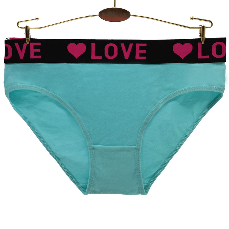 Anna Cavalary 6-Pack Women's Cotton Ladies Bikini Briefs Panties Love Underwear