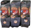 Sole Trends 4-Pack Men's Insulated Thermal Heat Zone Extra Thick Yarn 2.3 TOG Rated Socks