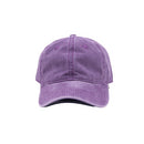 Plain Dyed Washed 100% Cotton Adjustable Baseball Cap Women & Men