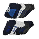 10-20 Pairs of Ecko Men's Basic Quick Dry No Show Athletic Socks 10-13