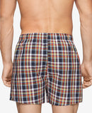 Men's Checker Plaid Shorts Assorted Cotton Blend Boxers Trunks Underwear