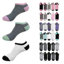B.U.M. Women's Fashion No Show/Low cut Fun Socks 20 Pairs Value Pack
