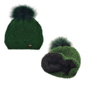 Polar Extreme Woman's Insulated Fleece Lined Thermal Winter Hat with Pom Pom