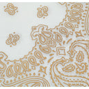 12 Gold Paisley Print Bandana Scarfs 100% COTTON size 22 x 22