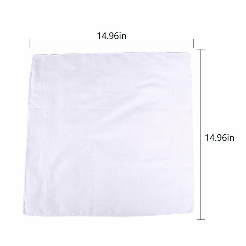 New Mens 3-Pack Handkerchiefs 100% Cotton Classic Hankies Hankerchief Colored Stripes
