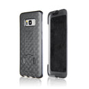 Encust Shell Holster Slim Black Case for Samsung Galaxy S7 & S8 Phone with Kick-Stand & Belt Clip Holster (AT&T, Verizon, T-Mobile, Sprint)