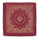 12 Gold Paisley Print Bandana Scarfs 100% COTTON size 22 x 22