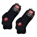 10-20 Pairs of Ecko Men's Basic Quick Dry Quarter High Athletic Socks 10-13