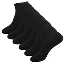 Everlast Ultimate Cushion Moisture-Wicking Ankle Men's Socks 6 Pairs Black