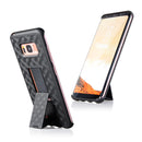 Encust Shell Holster Slim Black Case for Samsung Galaxy S7 & S8 Phone with Kick-Stand & Belt Clip Holster (AT&T, Verizon, T-Mobile, Sprint)