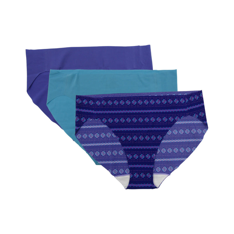 Hanes 3-Pack Women's Premium Comfort Flex Fit Microfiber Bikini No Lines Underwear