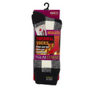 Polar Extreme Thermal Sock Extra Heavy Acrylic Winter Marled Socks 2-Packs Random Colors
