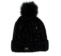 Polar Extreme Women's Thermal Insulated Fur Pom Pom Winter Hat Fleeced lined