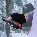 Men's Touch Screen Gloves and Fleece Lined Hat Combo Set