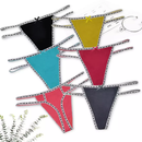 6 Pack Lace Underwear Women Panties Thong Low Waist Sexy Secret love Letter G-string Lingerie Brief Panty