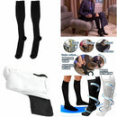 2 Pairs Men & Women Anti Fatigue Miracle Socks Firm Black Compression Energy Sox Therapeutic