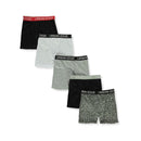 Urban Edge Boys 5-Pack Boxer Briefs - black/multi, 18 - 20 (Big Boys)