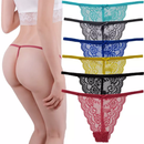 Women's Lace G-string Thong T Panties Underwear Cotton Low Waist Female Underwear