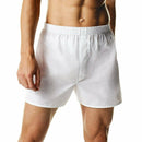 4-12 PACK Men's White Boxer Shorts W/ Comfortable Flex Waistband