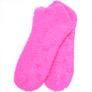 6 Pairs of Women's Non Skid Bed Room Slipper Socks | Soft & Comfy Fuzzy PINK Low Cut No Show Socks