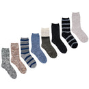 4 Pairs Clear Creek Women's Crew Boot Socks Shoe Size 5-9 Assorted Colors