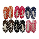 2 Pairs Women's Non Slip Grip Winter Fuzzy Slip On House Slippers Fleece Warm Assorted Colors