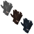 144 Pairs Men's Thermal Insulated Fleece Gloves w Strap WHOLESALE LOT