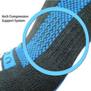 ECKO UNLTD Mens 6-Pack Performance Comfort No Show Arch Compression Cushion Athletic Socks