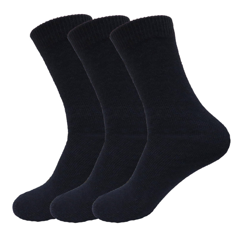 3 Pairs of Men's Super Warm Heavy Thermal Winter Casual Socks (Size 10-13)