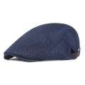 Men's Gatsby Ivy Newsboy Hat Baker Breathable Mesh Flat Beret Driver Cap