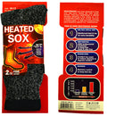 3 Pairs Men Winter Heavy Duty Insulated SOX Heated Thermal Warm Socks Size 10-13