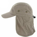 6-12 Lot Of Sun Neck Protector Hiking Army Military Snap Brim Cap With Ear and Neck Flap Hat