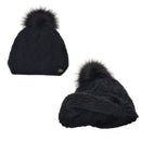 Polar Extreme Woman's Insulated Fleece Lined Thermal Winter Hat with Pom Pom