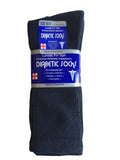 Diabetic Socks Men's & Women Crew Style Physicians Approved Circulatory Socks 3-12 Pairs