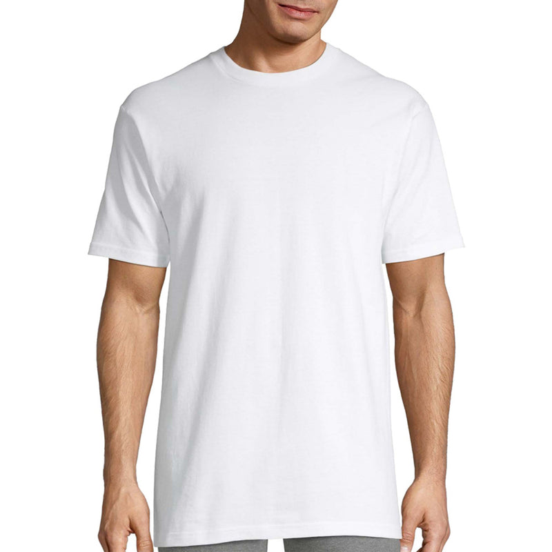 Men's Short Sleeve Premium Crew Neck 100% Cotton T-Shirt Big & Tall Sizes Available