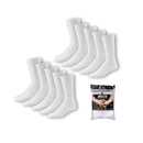 Jobsite 10-Pair Comfort Top Full Cushion Reinforced Foot Men's Crew Socks