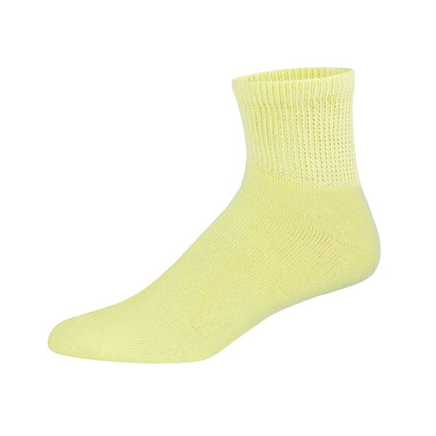 2-12 Pairs Premium Women’s Colorful Soft Breathable Cotton Ankle Socks, Non-Binding & Comfort Diabetic Socks (Fits Shoe Size 6-10)
