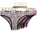 6-Pack Women's Low-Rise Briefs Bikini Panties Sexy Panty Underwear