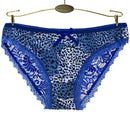 6-Pack Women's Cotton Bikini Lace Cozy Mid Rise Women's Brief Panties