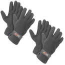 Men's Fleece Lined Adjustable Warm Winter Gloves