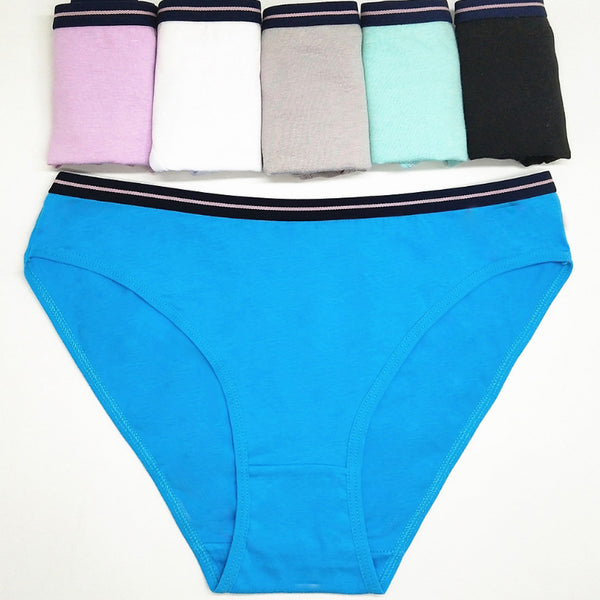 6-Pack Women's Ladies Sexy Cotton Bikini Briefs Panties Underwear