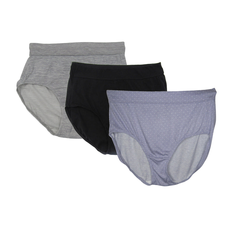 Bali Skimp Brief Ultra Soft Cotton Tagless Panty - 3-Pack