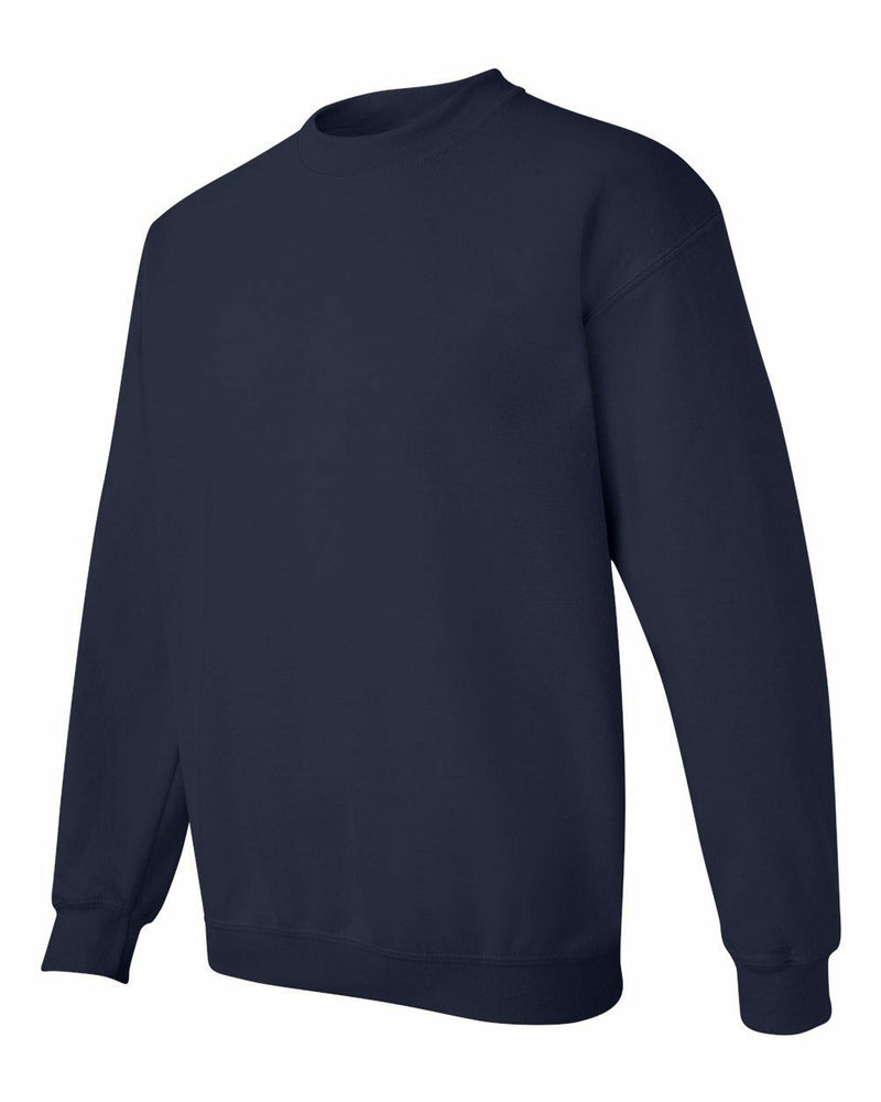 Men's Pull-Over Sweatshirts -  Basic Solid Cotton - Fleece Long Sleeve Crew Neck