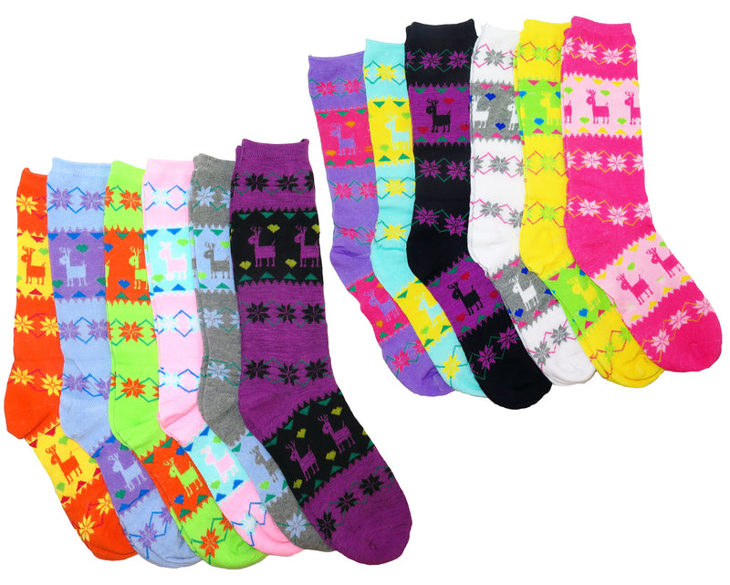 Women's Assorted Crew Socks